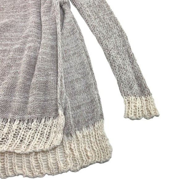 Free People Knit Crochet Lightweight Pullover Sweater Long Sleeve Top - Picture 5 of 6